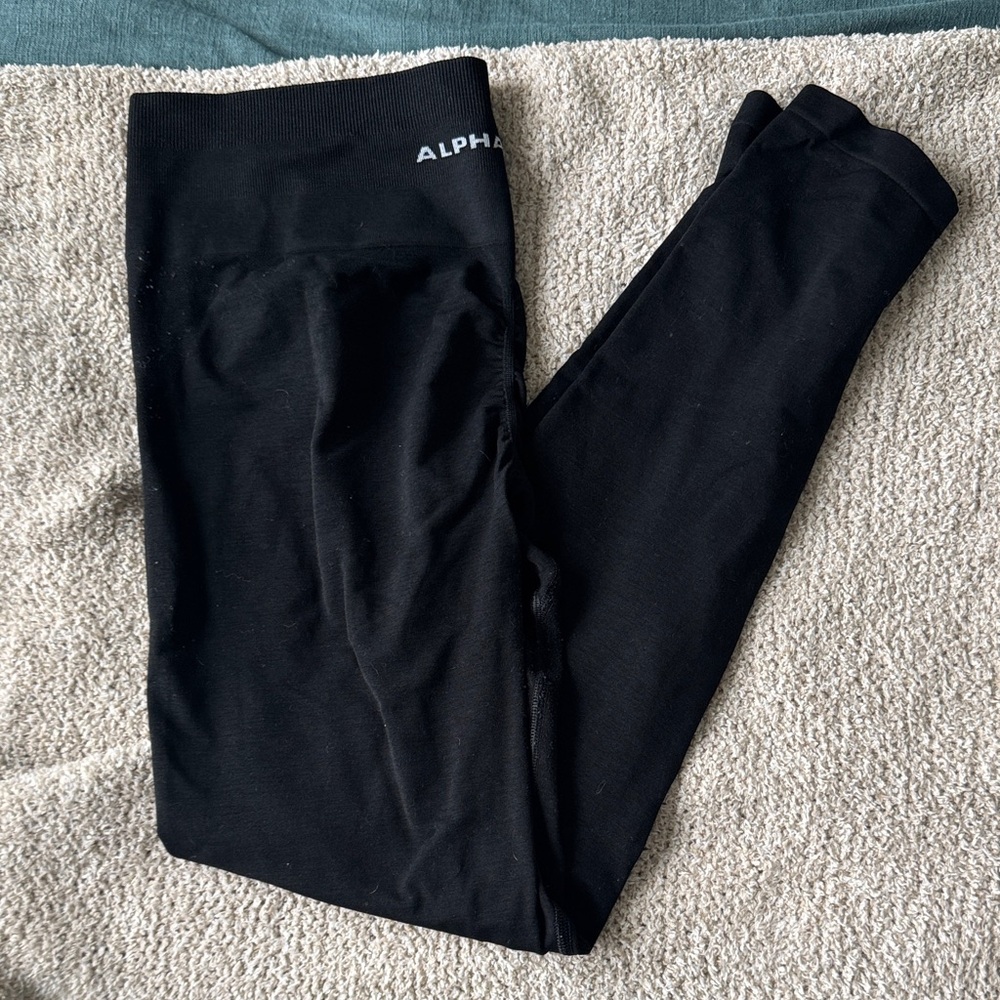 Alphalete Black Amplify Contour Legging